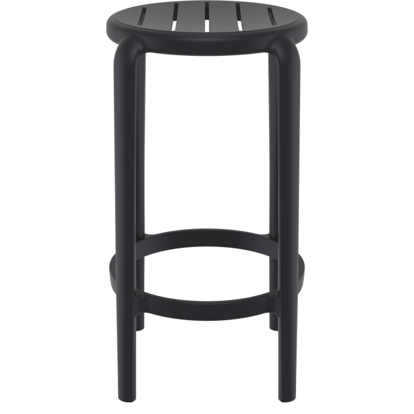 Tom Bar 65cm (Counter Height) Black