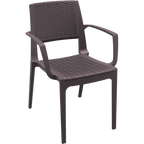Capri Arm Chair - Chocolate