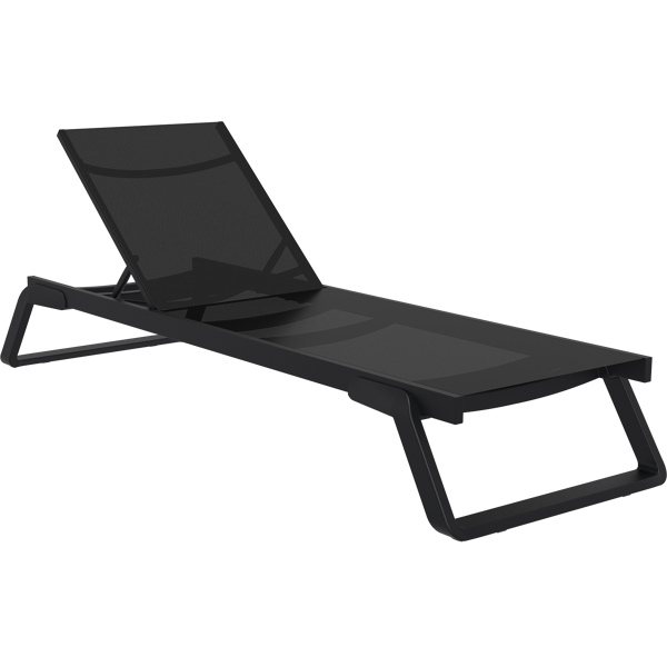 Tropic Sun Lounger Black
