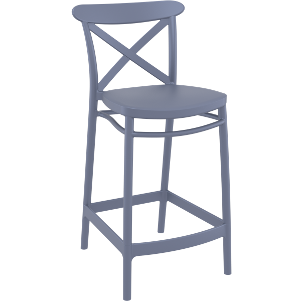Cross Bar Stool 65cm (Counter Height)
