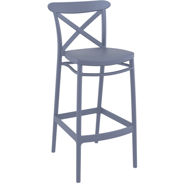 Cross Back 75cm Bar Stool (Bar Height)