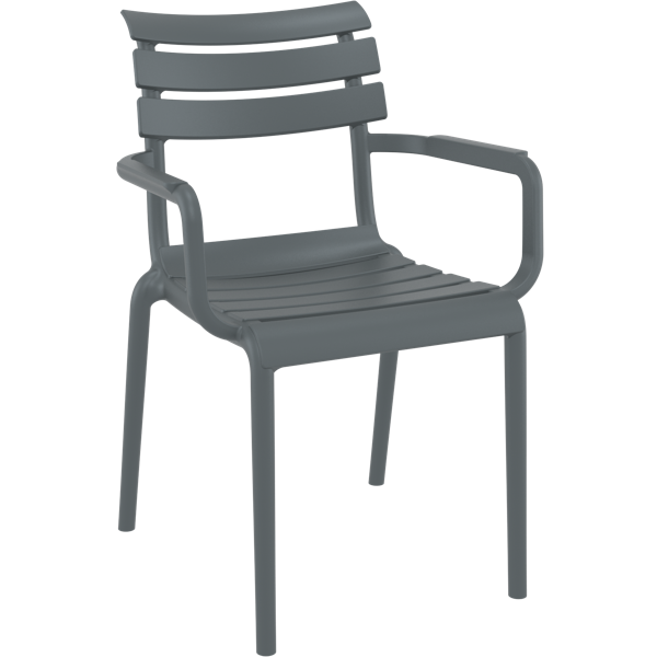 Paris Arm Chair Dark Grey