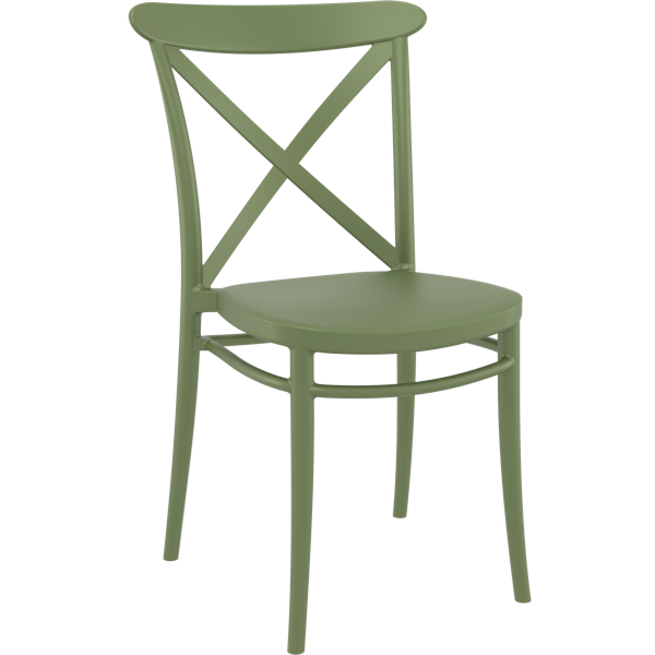 Cross Chair - White