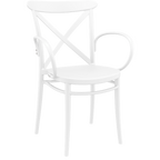 Cross XL Arm Chair - White