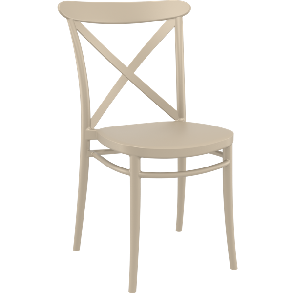 Cross Chair - White