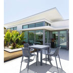 Ares 80 Table/ Air Chair 4 Seat Package - White