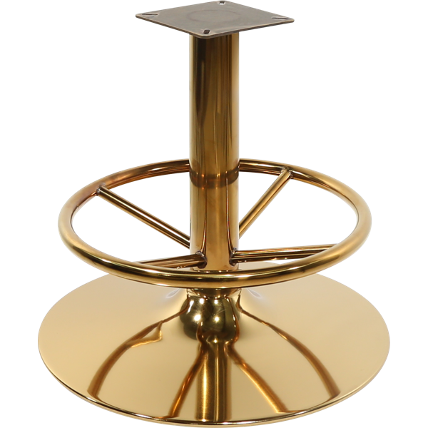 Gaming Stool 550DIA Disc Base - Gold Gloss