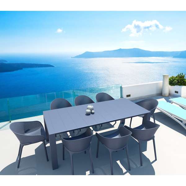 Vegas Outdoor 8 Seater Sky Pro Chair Setting