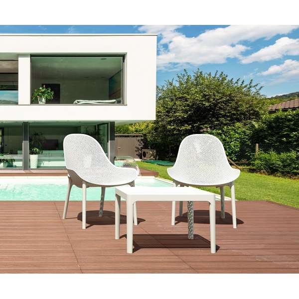 Sky Lounge 3 Piece Set with Side Table
