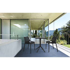 Sky Folding Table 60/Air Chair 2 Seat Package - White