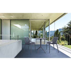 Sky Folding Table 60/Air Chair 2 Seat Package - White