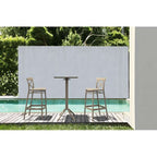 Sky Folding Bar Table 60/Cross Bar Stool 75cm (Dry Bar Height) 2 Seat Package - Anthracite