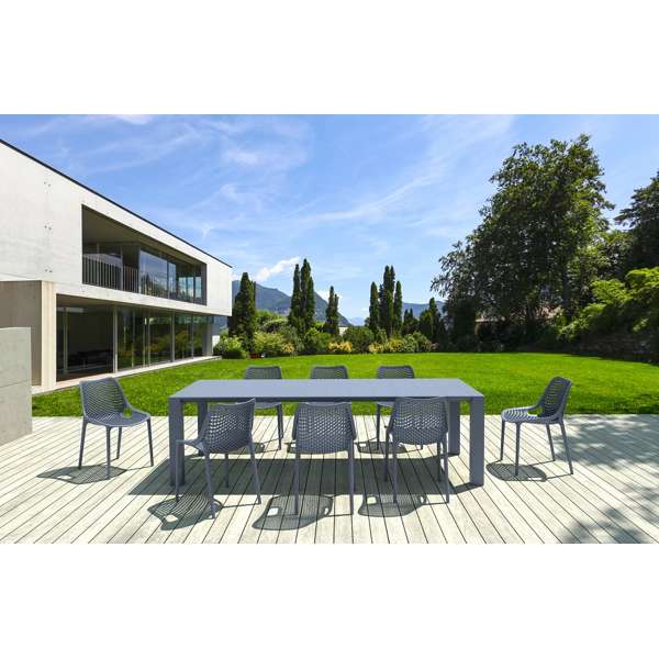 Vegas XL Table/Air Chair 8 Seat Package - Taupe