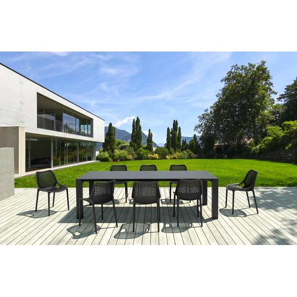 Vegas XL Table/Air Chair 8 Seat Package - Taupe