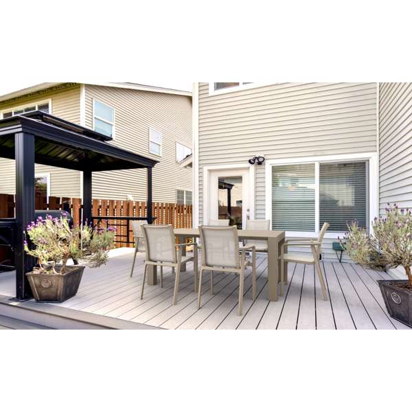 Outdoor 7 Piece Setting with Extendable Table