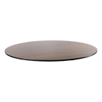 Brooklyn Banquet Table Top - 1830mm x 760mm - White / Black T Mould Edging