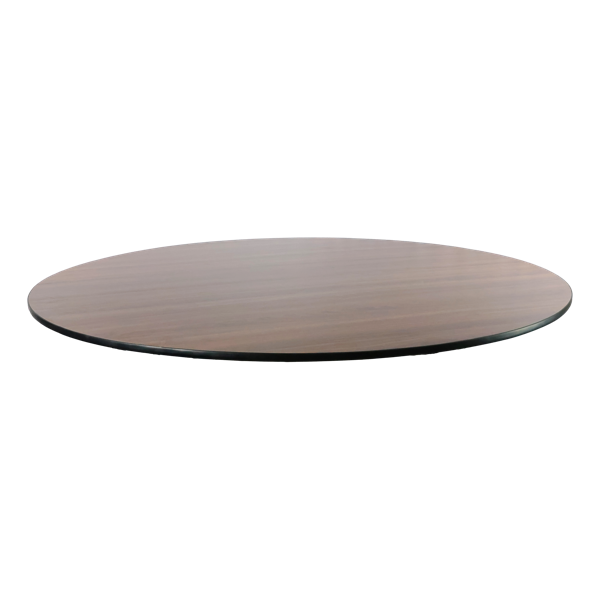Brooklyn Banquet Table Top - 1830mm x 760mm - White / Black T Mould Edging