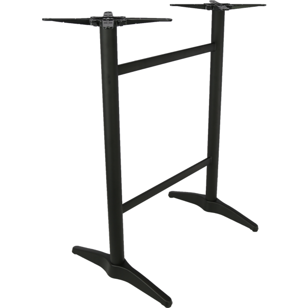 Astoria Black BAR Twin Table Base - For 1200x800 tops