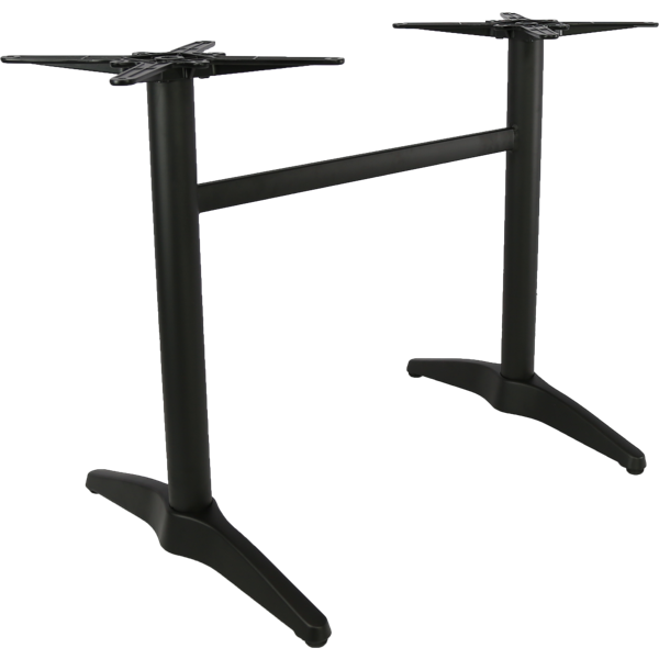 Astoria Black Twin Table Base - For 1200x800 tops