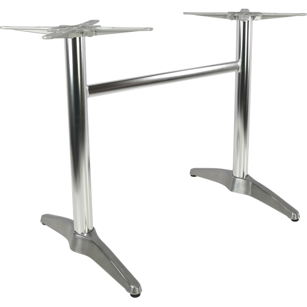 Astoria Alum Twin Table Base - For 1200x800 tops