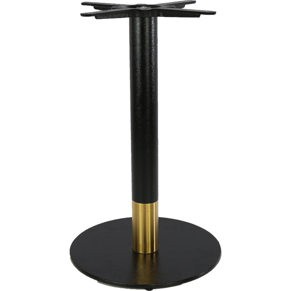 Disco Table Base 450DIA - Two Tone - White/Gold