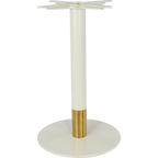 Disco Table Base 450DIA - Two Tone - White/Gold
