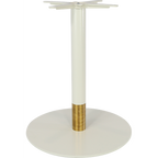 Disco Table Base 600DIA - Two Tone - White/Gold