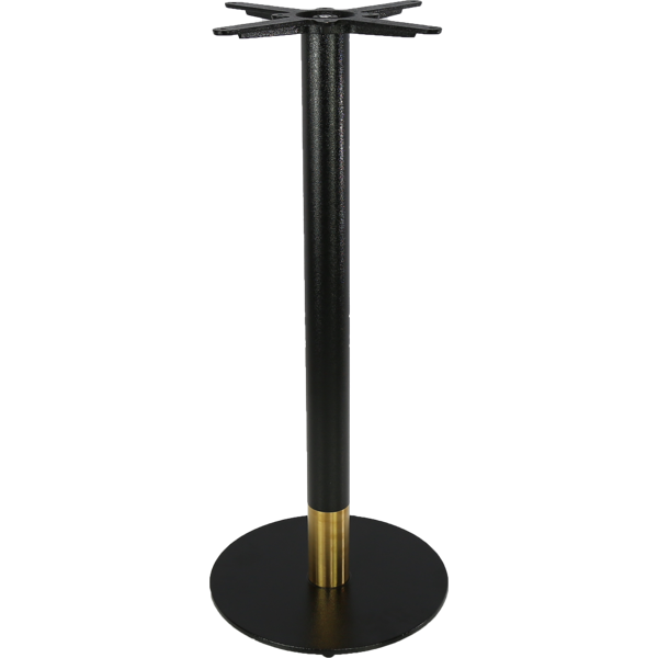 Disco Bar Table Base 450DIA - Two Tone - White/Gold
