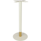 Disco Bar Table Base 450DIA - Two Tone - White/Gold