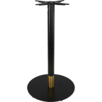 Disco Bar Table Base 600DIA - Two Tone - White/Gold