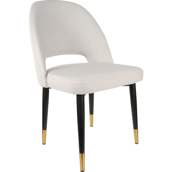 Semifreddo Chair - Black Metal 450h Legs/Denim Velvet