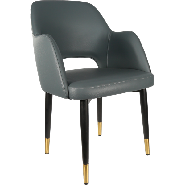 Sorbet Chair with Black Metal 450h Legs