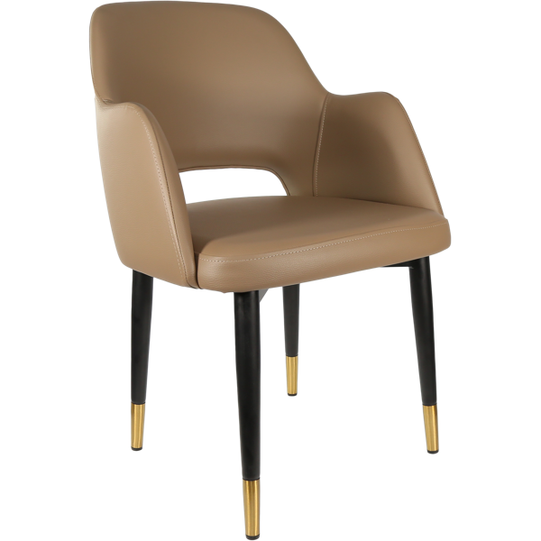Sorbet Chair with Black Metal 450h Legs