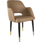 Sorbet Chair with Black Metal 450h Legs