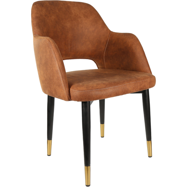 Sorbet Chair with Black Metal 450h Legs
