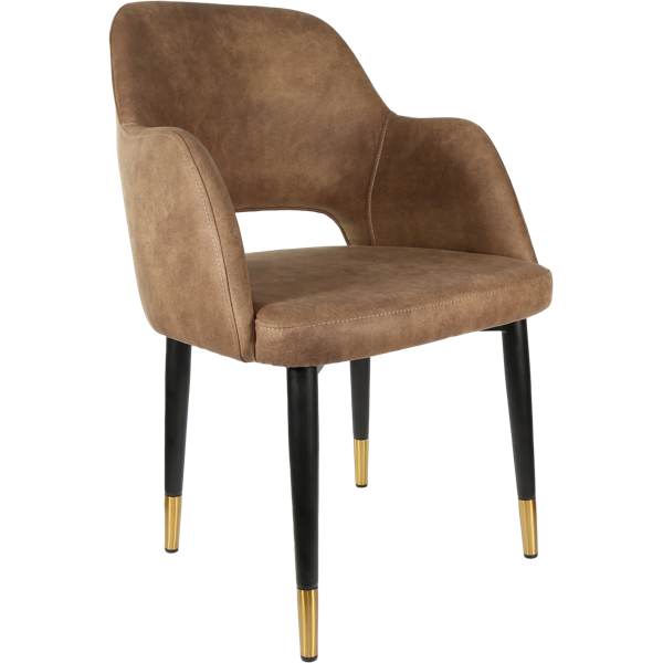 Sorbet Chair with Black Metal 450h Legs