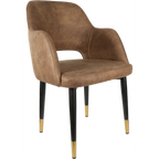 Sorbet Chair with Black Metal 450h Legs