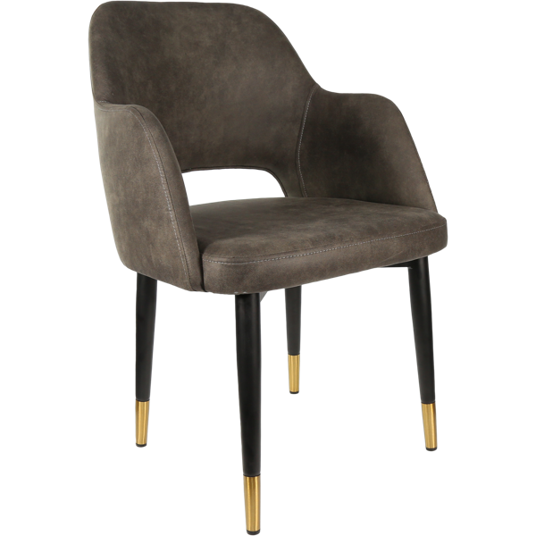 Sorbet Chair with Black Metal 450h Legs