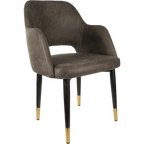 Sorbet Chair with Black Metal 450h Legs