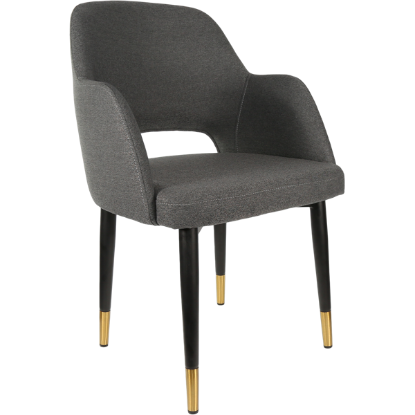 Sorbet Chair with Black Metal 450h Legs
