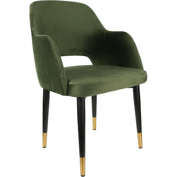 Sorbet Chair with Black Metal 450h Legs