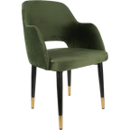 Sorbet Chair with Black Metal 450h Legs