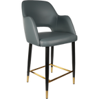 Sorbet Counter Stool - Black Metal 650h Legs