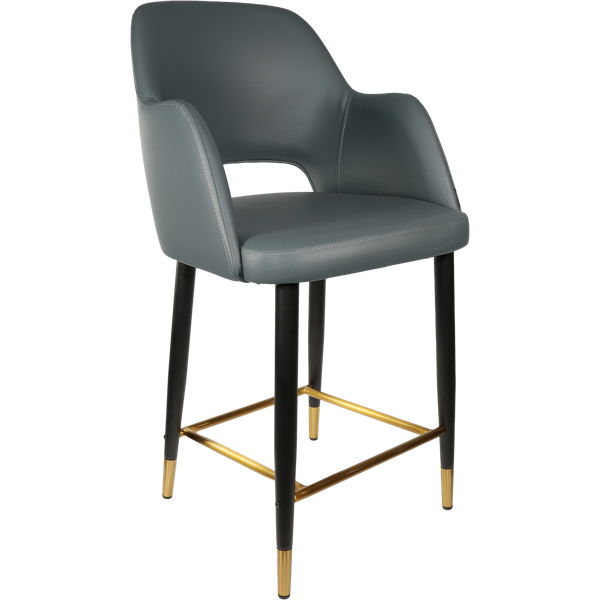 Sorbet Counter Stool - Black Metal 650h Legs