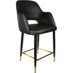 Sorbet Counter Stool - Black Metal 650h Legs