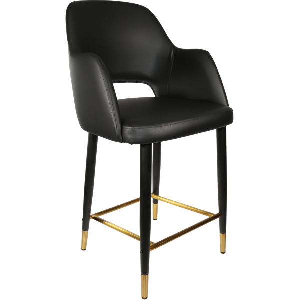 Sorbet Counter Stool - Black Metal 650h Legs
