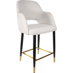 Sorbet Counter Stool - Black Metal 650h Legs