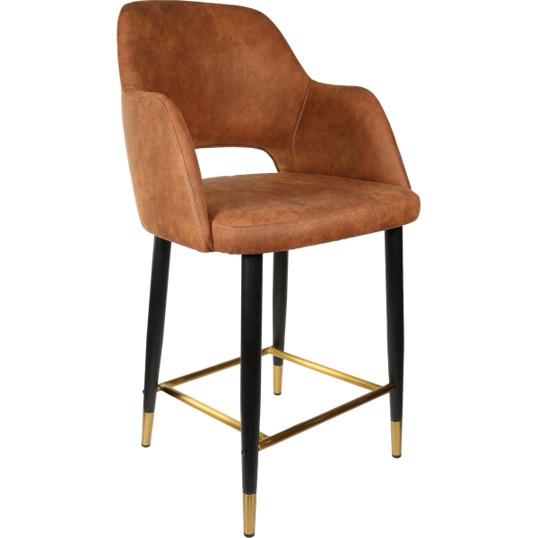 Sorbet Counter Stool - Black Metal 650h Legs