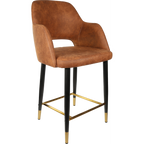 Sorbet Counter Stool - Black Metal 650h Legs