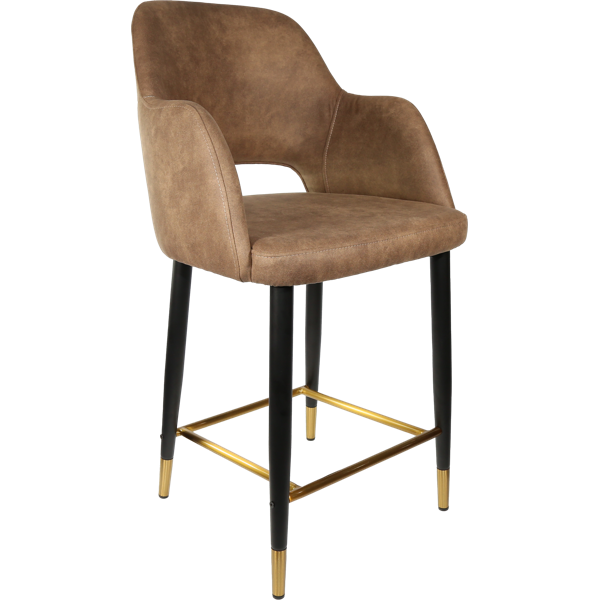 Sorbet Counter Stool - Black Metal 650h Legs